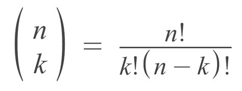 n choose k calculator